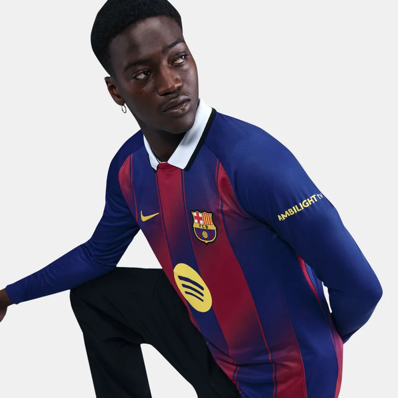 Nike Blue Men's FC Barcelona 25/26 Home Replica Football Jersey for Men | Best Price UAE