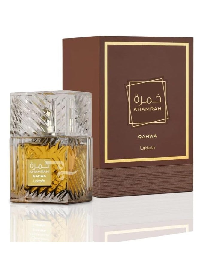 Lattafa Khamrah Qahwa Eau De Perfume 100ml  - Image 2