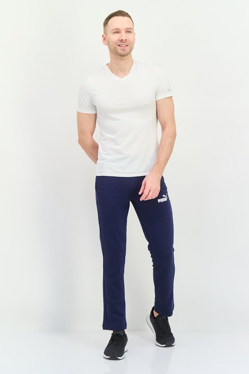PUMA Men Sportswear Fit Brand Logo Training Track Pant, Navy - Image 4