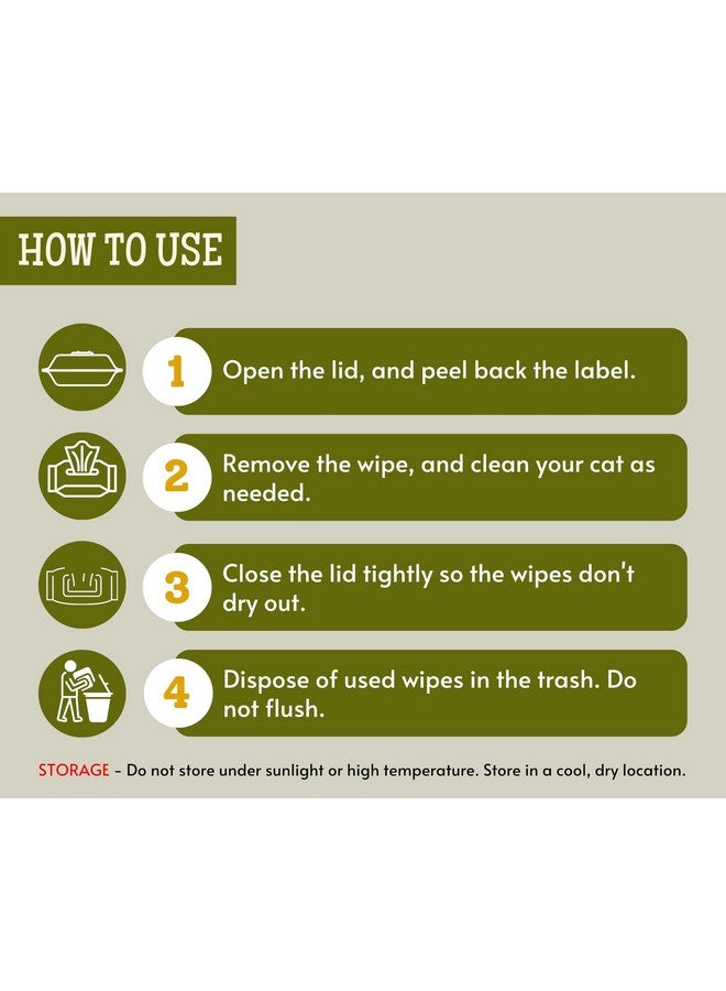 Anti-Bacterial Pet Wet Wipes For Cats & Kittens | (100 Wipes X 1Pack), 15Cm X 20Cm | Fresh Water Lily | Paraben Free & Cruelty Free | Alcohol Free | Daily Use - Image 4