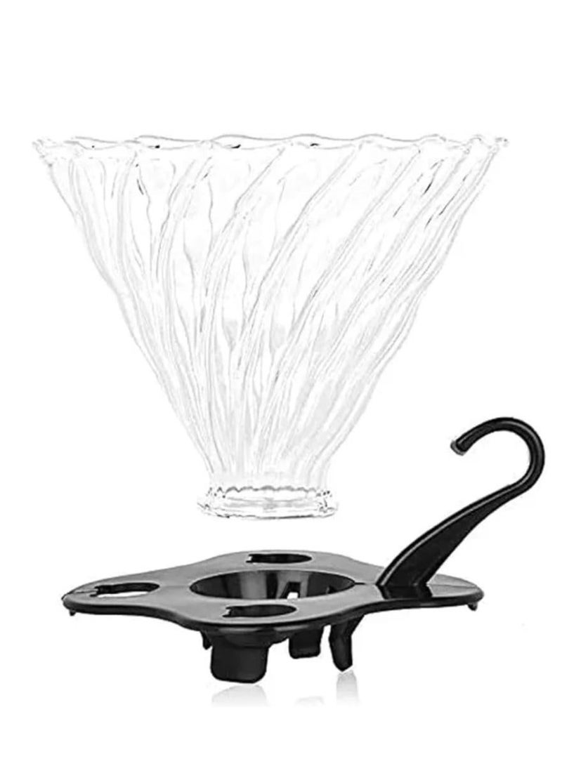ZUIHAO V60 Coffee Maker Coffee Set 8 Pcs Drip Coffee Maker Kit, Portable Travel Kits Automatic Coffee Scale with Timer Coffee Pot with Thermometer Premium Coffee Set for Offices  Camping（Suitcase） - Image 4