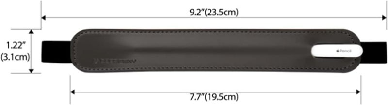 Stylish Elastic Styluses Pen Case Soft Leather Protective Cover Nonslip Storage Container for Digital Devices PU Leather Tablet Pen Protective Sleeve - Image 3