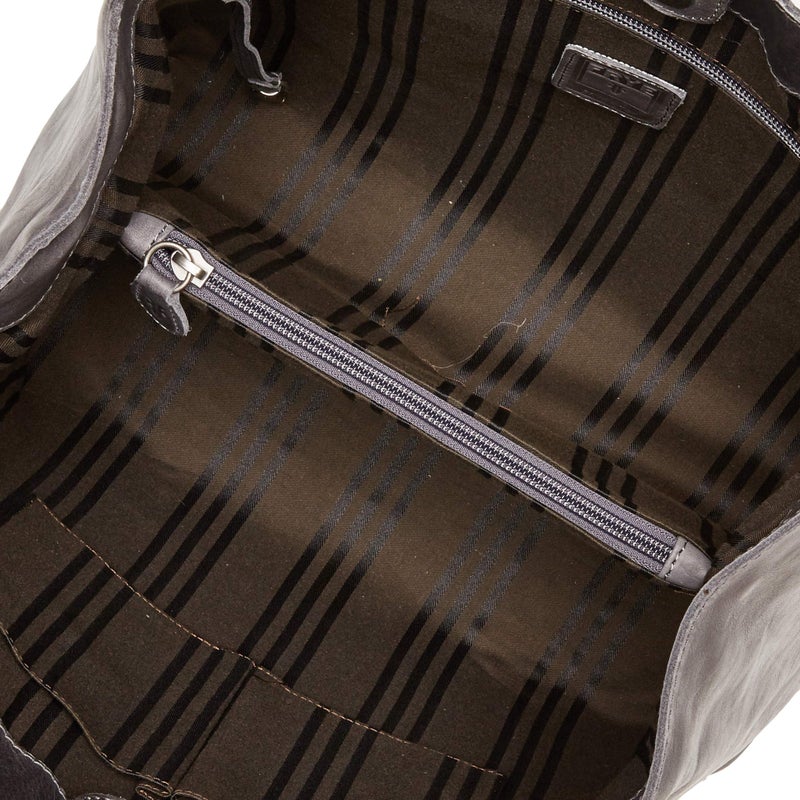 Frye womens Melissa Leather Handbag Tote Bag, Carbon, One Size US - Image 5