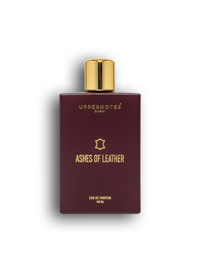 UpperNotes Ashes of Leather EDP Unisex Perfume 100ml | Cardamom Leather Jasmine Sambac Amber Patchouli | Bold Smoky Long Lasting Evening Fragrance UAE - Image 5