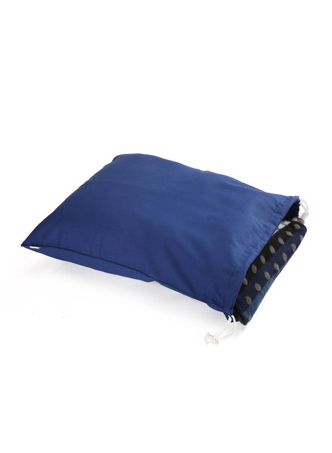 Augbunny 100% Cotton Canvas Travel Laundry Bag, 2-Pack (Large, Navy) - Image 3