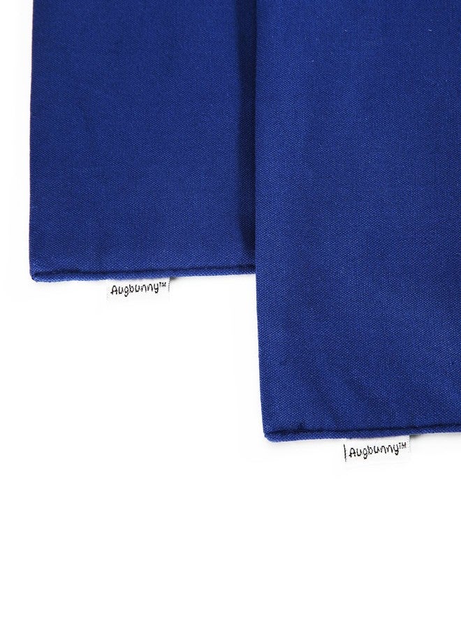 Augbunny 100% Cotton Canvas Travel Laundry Bag, 2-Pack (Large, Navy) - Image 4