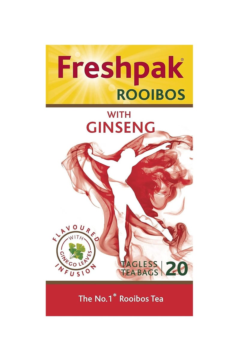 FRESHPAK Rooibos with Ginseng, 20 Tea Bags