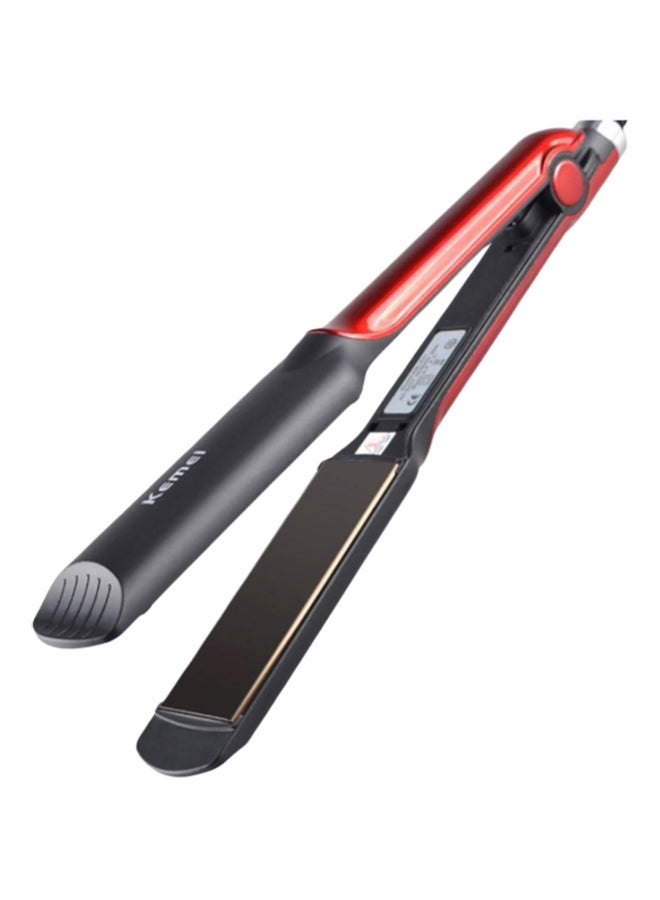 Alyashmac KM-531 Professional Hair Straightener Red/Black 300grams