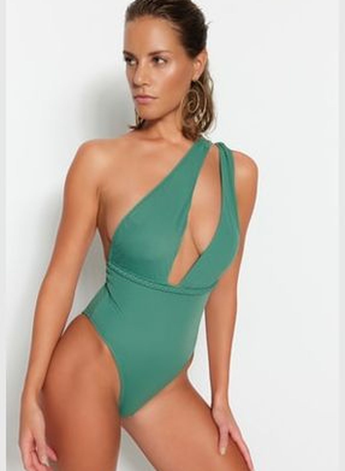 buy-trendyol-green-one-shoulder-stripe-accessorized-regular-leg-swimsuit-tbess23ma00236