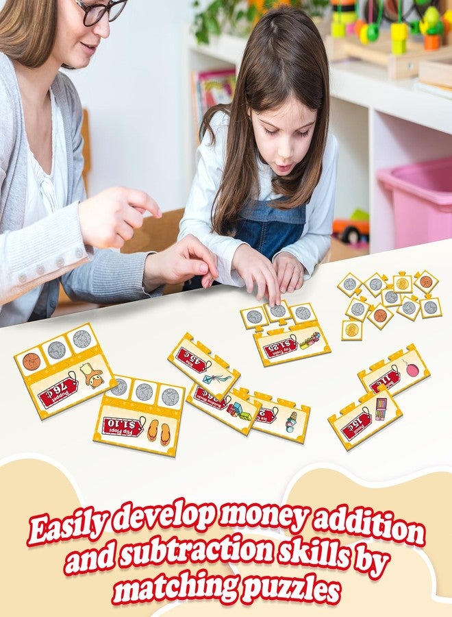 Kasfalci Money Activity Set for Kids for Learning, Pretend Play, Math Manipulatives,Teaching,Counting,Learning & Education Toys for Kindergartner Classroom & Homeschool,Math Games for Toddler, Teacher - Image 4