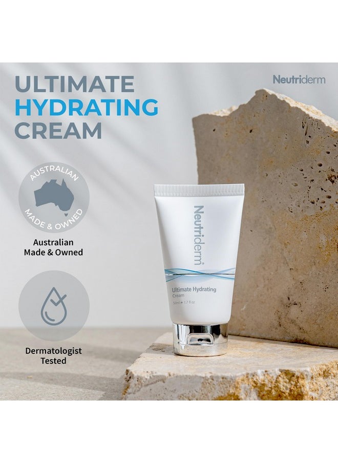 Neutriderm - Ultimate Hydrating Moisturizer Face Cream With Vitamin E, Rice & Wheat Protein, Hydrating Face Moisturizer For Sensitive Skin & Anti-Aging, Dry Skin Face Moisturizer For Women & Men 50 Ml - Image 1