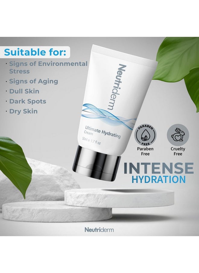 Neutriderm - Ultimate Hydrating Moisturizer Face Cream With Vitamin E, Rice & Wheat Protein, Hydrating Face Moisturizer For Sensitive Skin & Anti-Aging, Dry Skin Face Moisturizer For Women & Men 50 Ml - Image 1