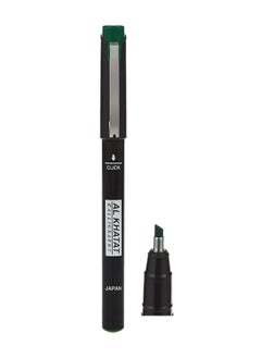 Al Khatat 1-Piece Calligraphy Pen 3mm Tip Green Ink  - Image 1