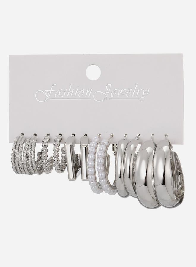 ستايلي مجموعة من 24 - حلقات متنوعة محكم - Image 4