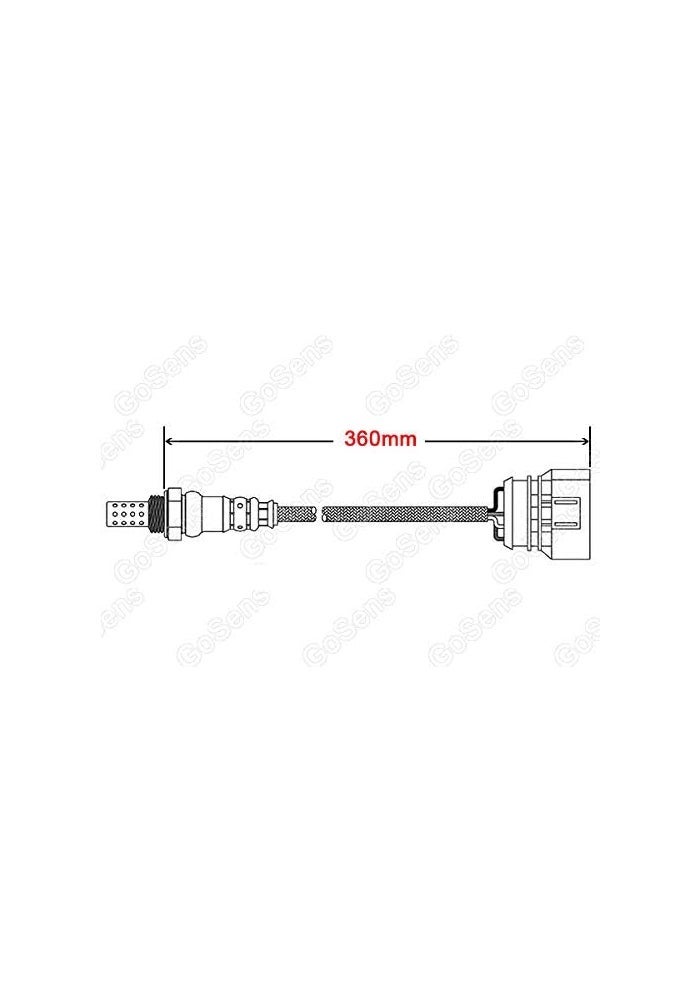 GoSens 104 Oxygen Sensor for Lexus and Toyota, OE# 8946502280, 2004-2016, Rear O2 Sensor - Image 5