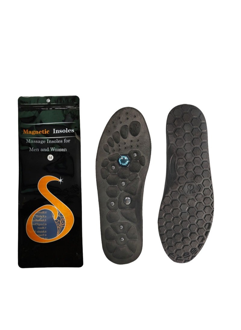 Magnetic Insoles, Acupressure Insoles, Magnetic Insoles, Foot Acupressure Insoles, Orthopedic Insoles for Women & Men Size M