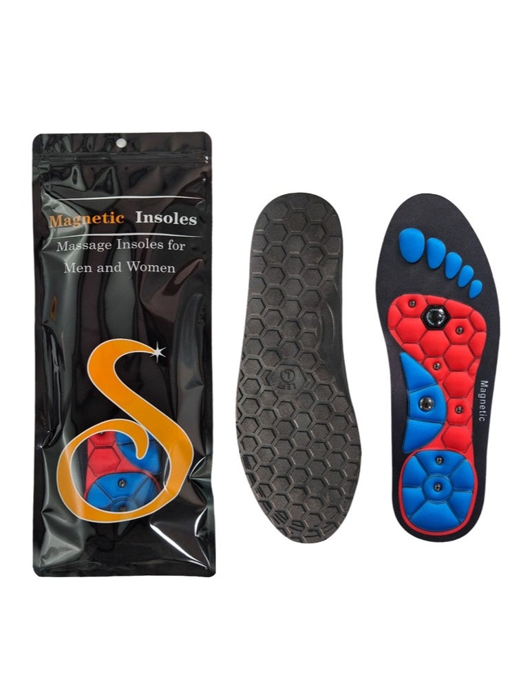Magnetic Insoles, Acupressure Insoles, Magnetic Insoles, Foot Acupressure Insoles, Orthopedic Insoles for Women & Men Size M