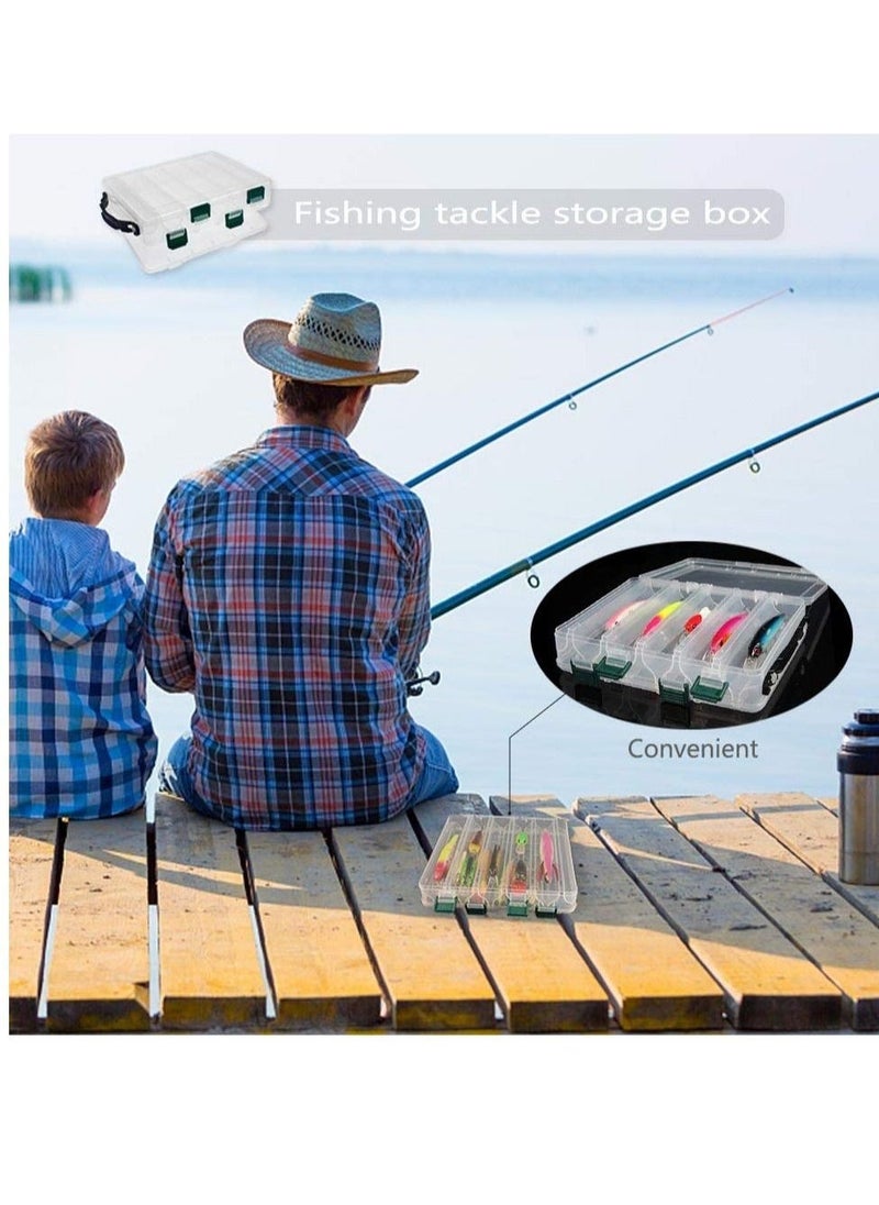 Fishing Tackle Storage Box, Double Sided Plastic Fishing Lure Box, Waterproof Visible Plastic Clear Fishing Lure Case, Suitable for Storage and Organization of Fishing Accessories Tools - pzsku/Z11516FECAD47F486FA64Z/45/_/1731134257/cc35a07a-ee74-427d-a293-83bfd045f3cb