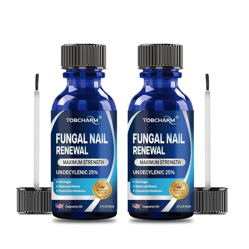 Toenail Fungus Treatment For Toenail  Finernails 25 Undecylenic acid Toe Nail Fungus Treatment Extra Strength Tea Tree Oil for Tonail Fungus Treatment