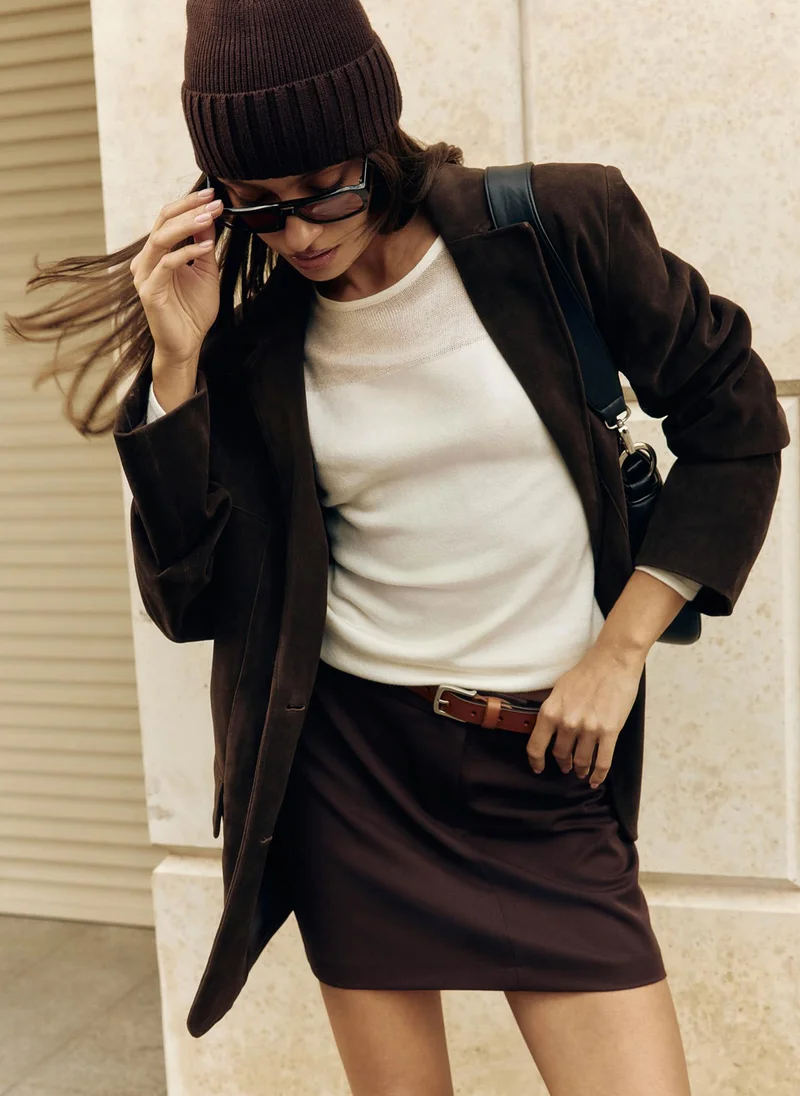 Lichi Combination knit jumper