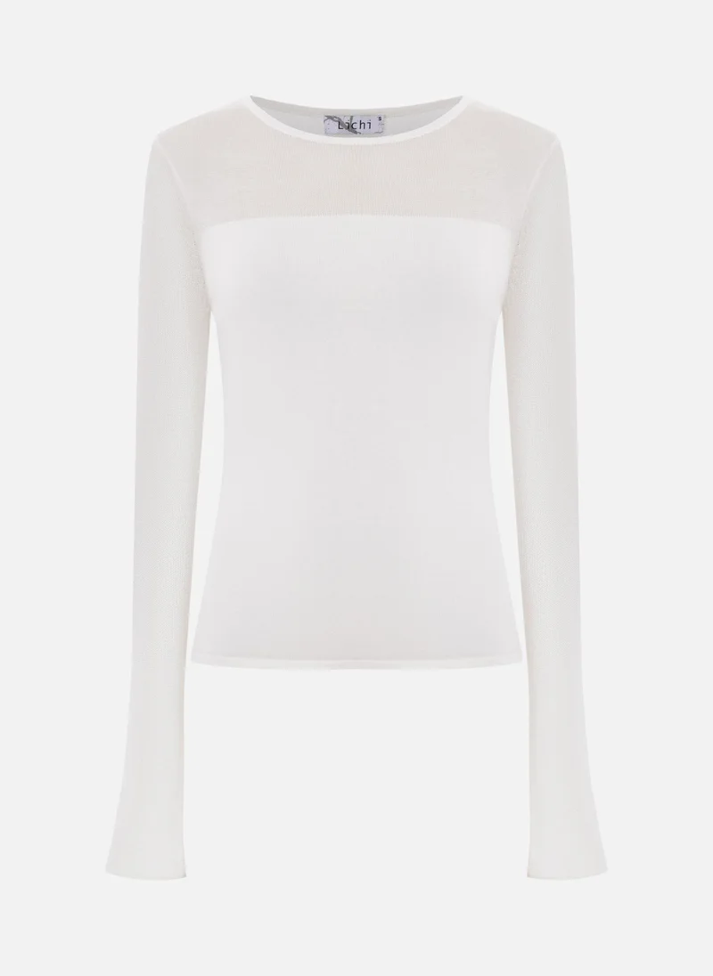 Lichi Combination knit jumper