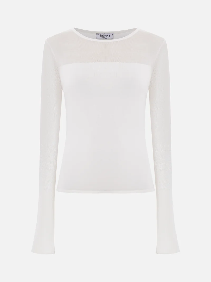 Lichi Combination knit jumper