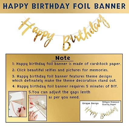 BRIJBAZAAR Green Birthday Decoration-48Pcs Combo|Happy Birthday Decoration For Husband|Girls|Green|Gold Balloons For Decoration|Foil Birthday Banner (cardstock)|Birthday Decoration Items For Girl|Boy - Image 3