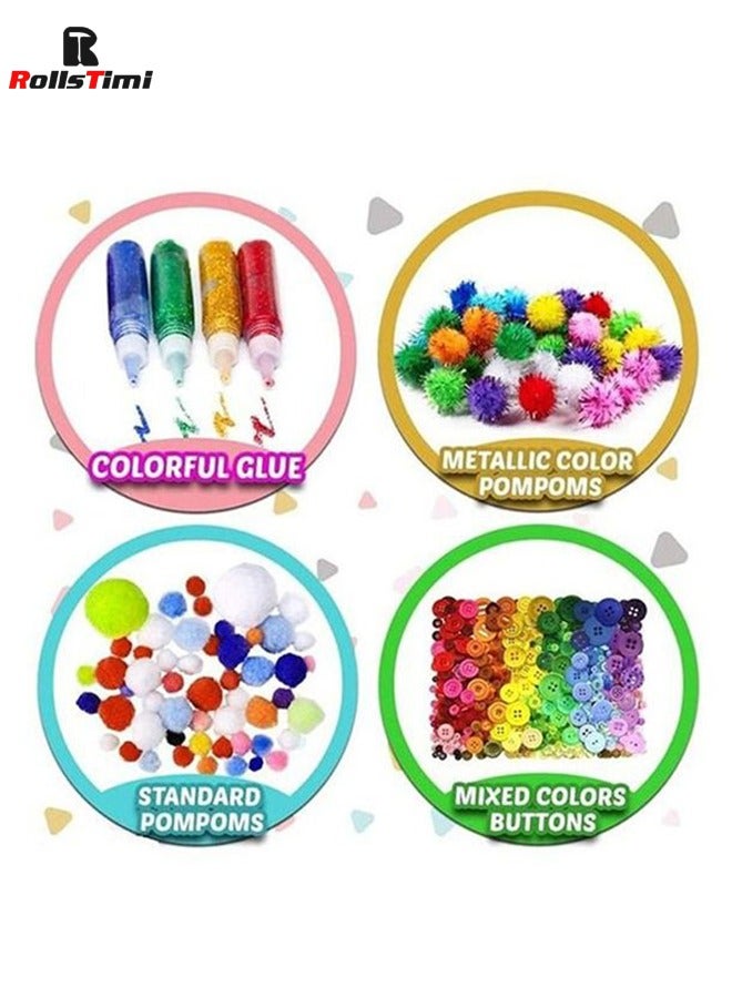 RollsTimi  Colourful Creative Art And Craft Jar For Classroom And Home Projects - Image 4