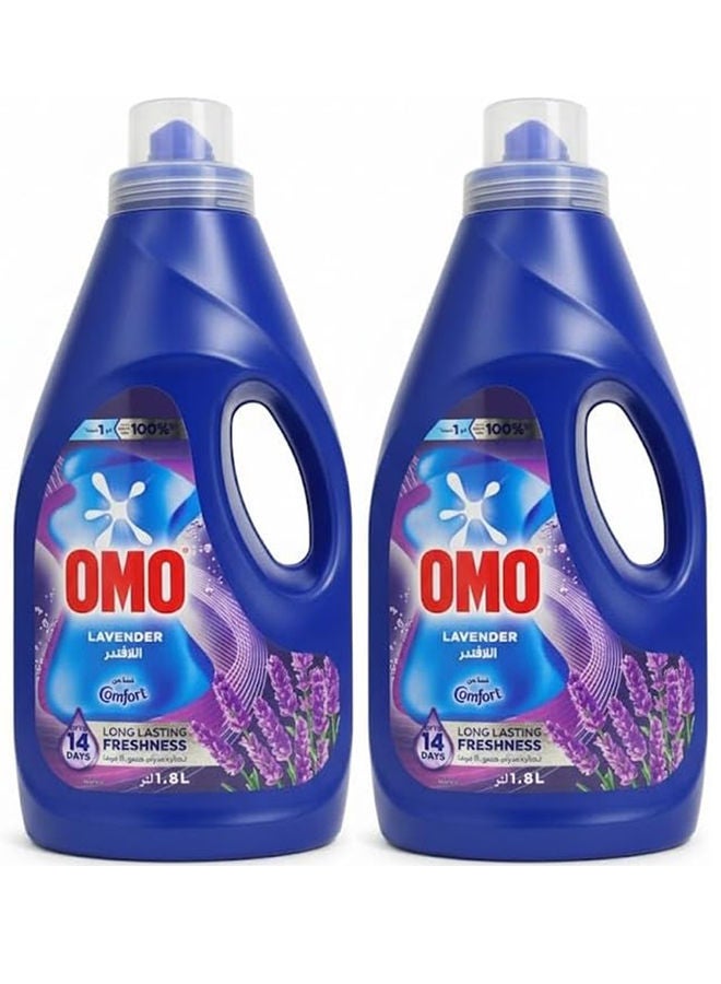 Omo Liquid Lavender 2x1.8L