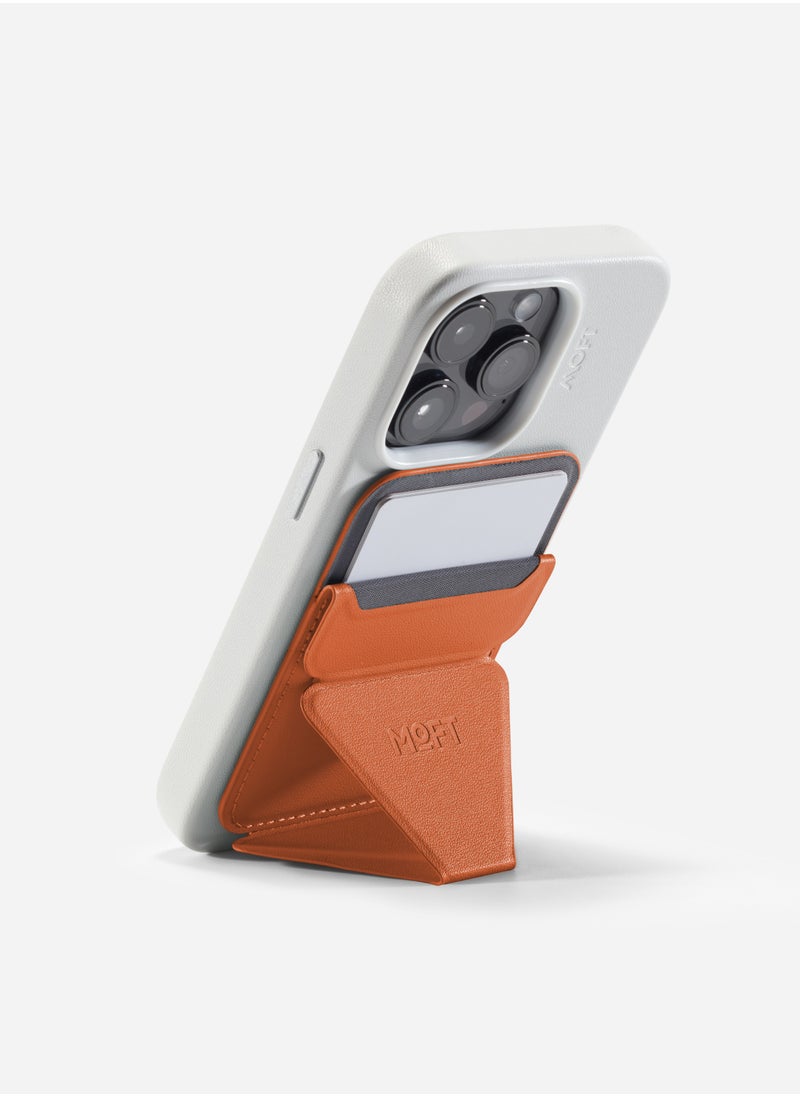 MOFT - Moft Foldable stand and Wallet for iPhone with 3 Viewing Angles Sunset Red - Image 1