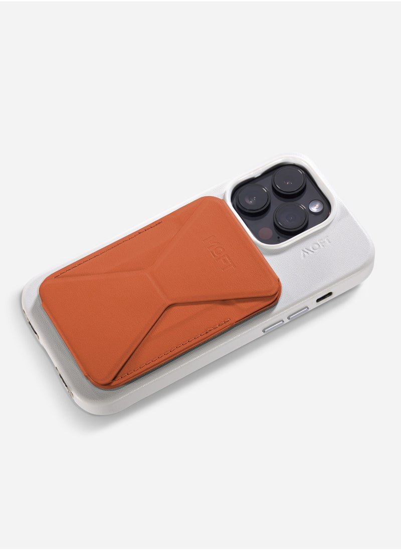 MOFT - Moft Foldable stand and Wallet for iPhone with 3 Viewing Angles Sunset Red - Image 1