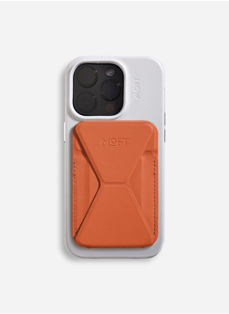 MOFT - Moft Foldable stand and Wallet for iPhone with 3 Viewing Angles Sunset Red - Image 1