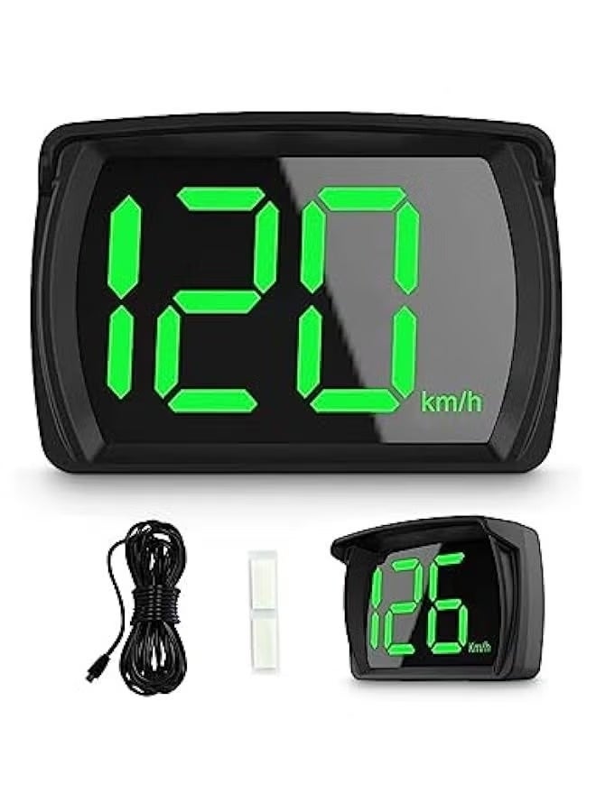 Car HUD Speedometer, Clear Speed Display, USB Power Cable - Ideal for Cars, Trucks, Buses - KM/H - Image 1