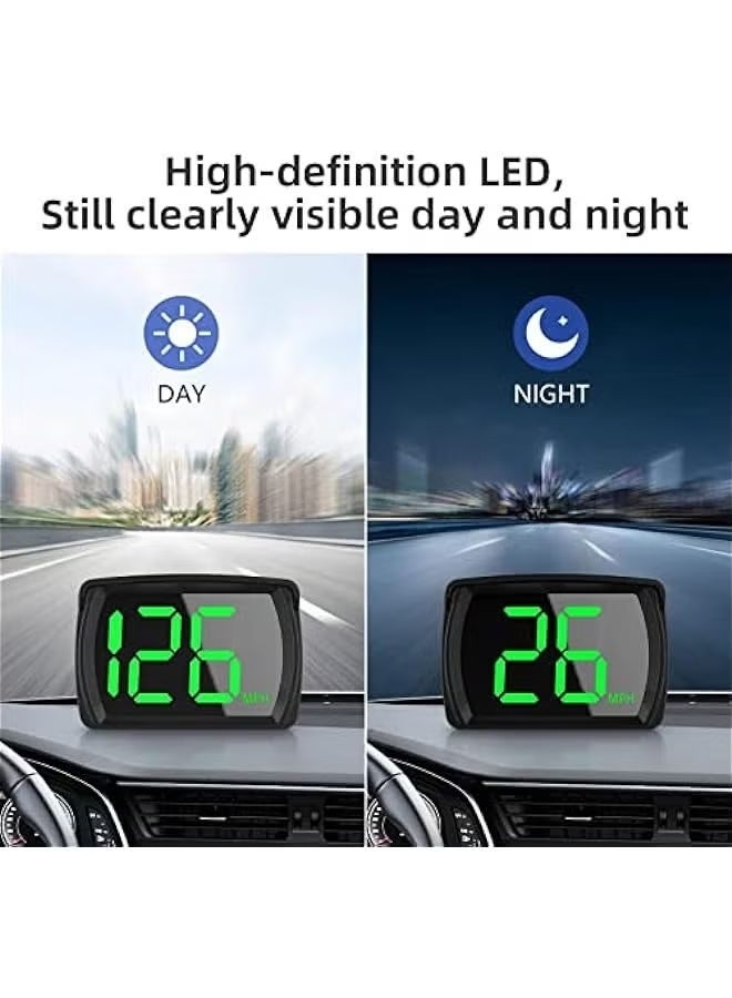 Car HUD Speedometer, Clear Speed Display, USB Power Cable - Ideal for Cars, Trucks, Buses - KM/H - Image 4