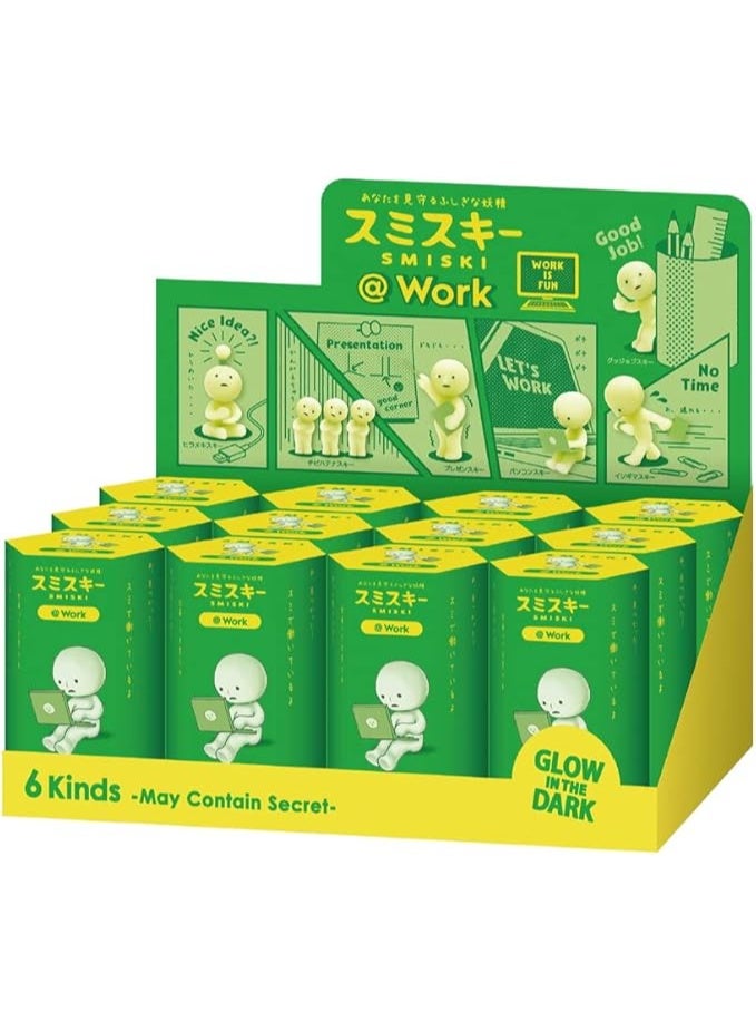 Smiski Glow-in-the-Dark Dolls, Worker Series, Random Style, 1 Piece (Single Blind Box) (High Quality Edition) - Image 2