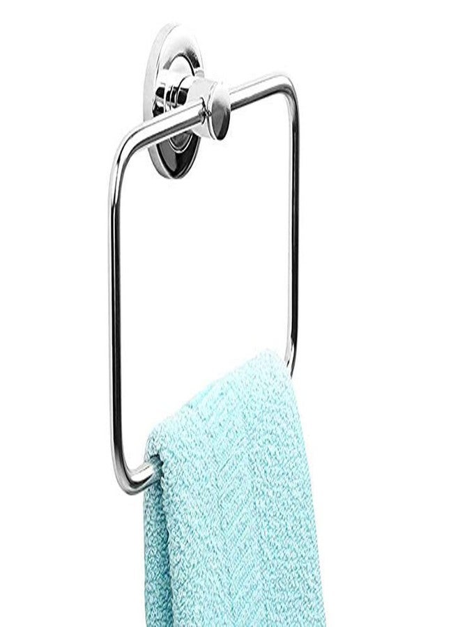 INDOROX Stainless Steel Towel Ring/Napkin Ring - Bathroom Towel Holder - Towel Hanger with Chrome Finish Stainless Steel (Square_Small) - Image 4