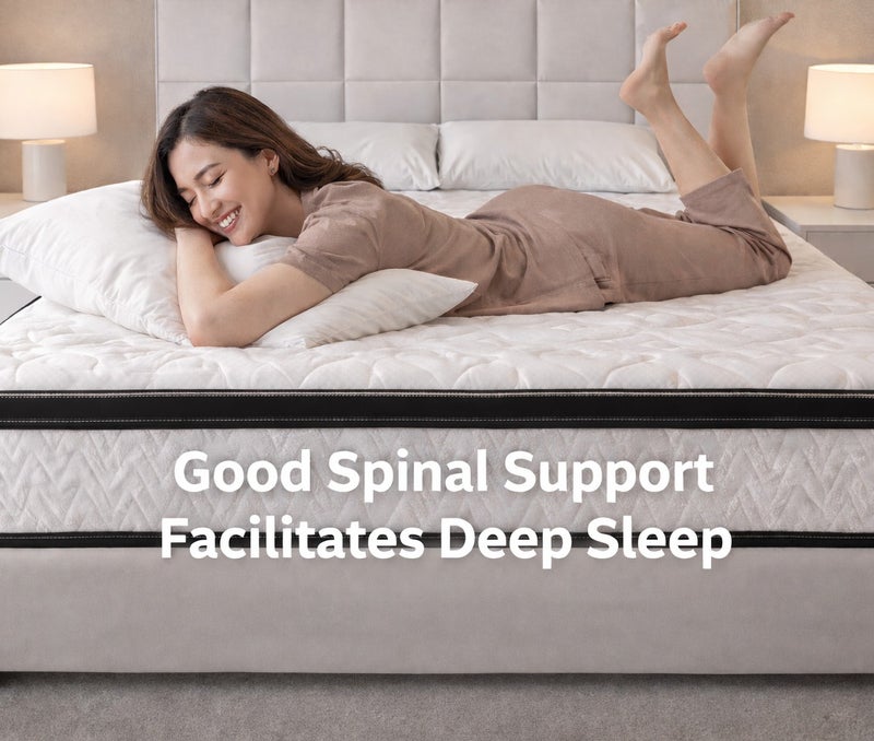 ريكسال هوم مرتبة Rexal Home Velvet Vista بزنبركات بونيل متوسطة الصلابة – سماكة 30 سم، سطح علوي مبطّن ناعم، قماش قابل للتنفس، راحة يومية، مقاس كوين 190 × 150 سم - Image 3