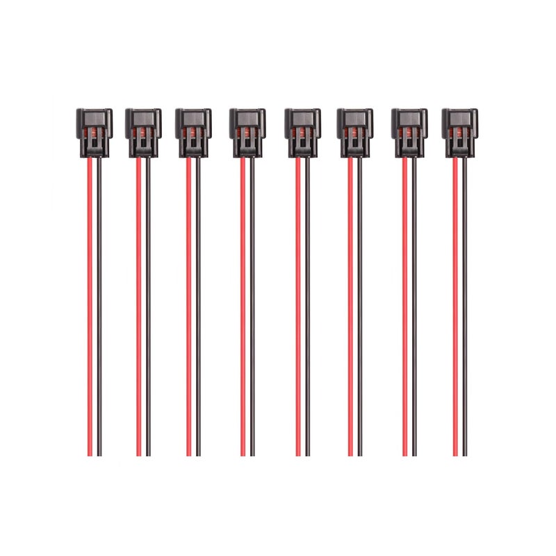 ENA Set of 8 Ignition Coil Female Connector Plug Harness Compatible with Ford Mercury Lincoln F150 F250 F350 Crown Victoria Expedition Explorer 46L 54L 58L 60L 68L 73L Replacement for HP4710