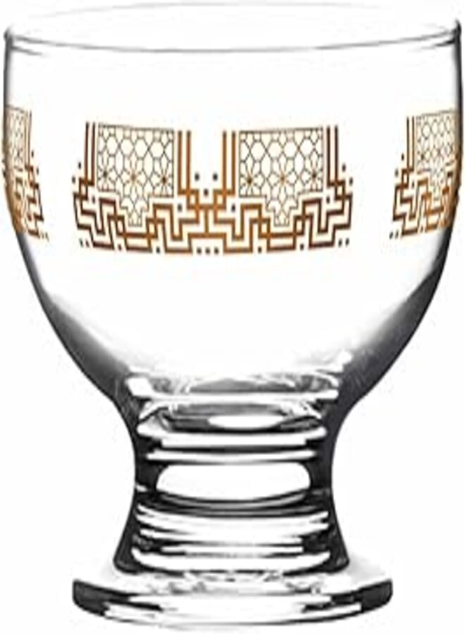 Dimlaj Paravan Glass Ice Cream Cups 3-Pieces Set, 200 ml Capacity