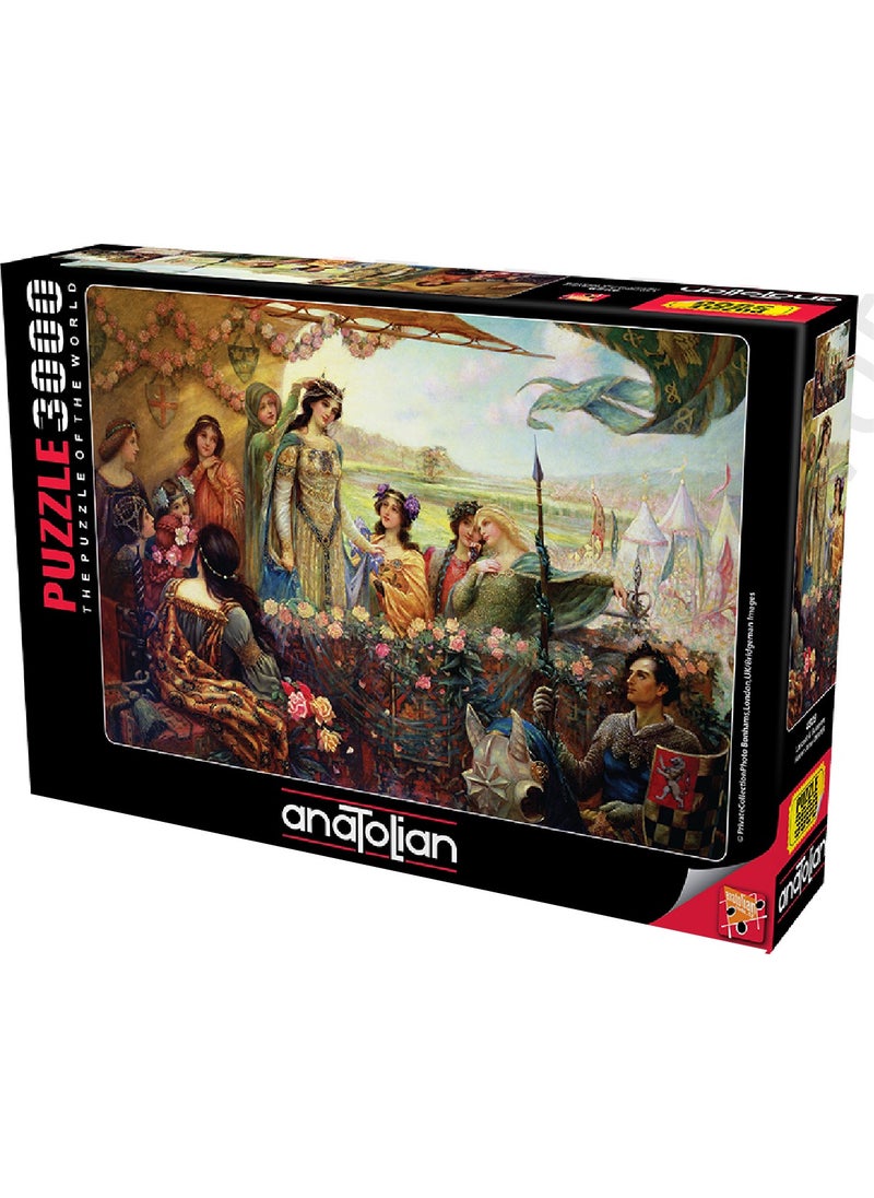 Anatolian 3000 Piece Puzzle / Lancelot & Guinevere - Code 4929  - Image 1