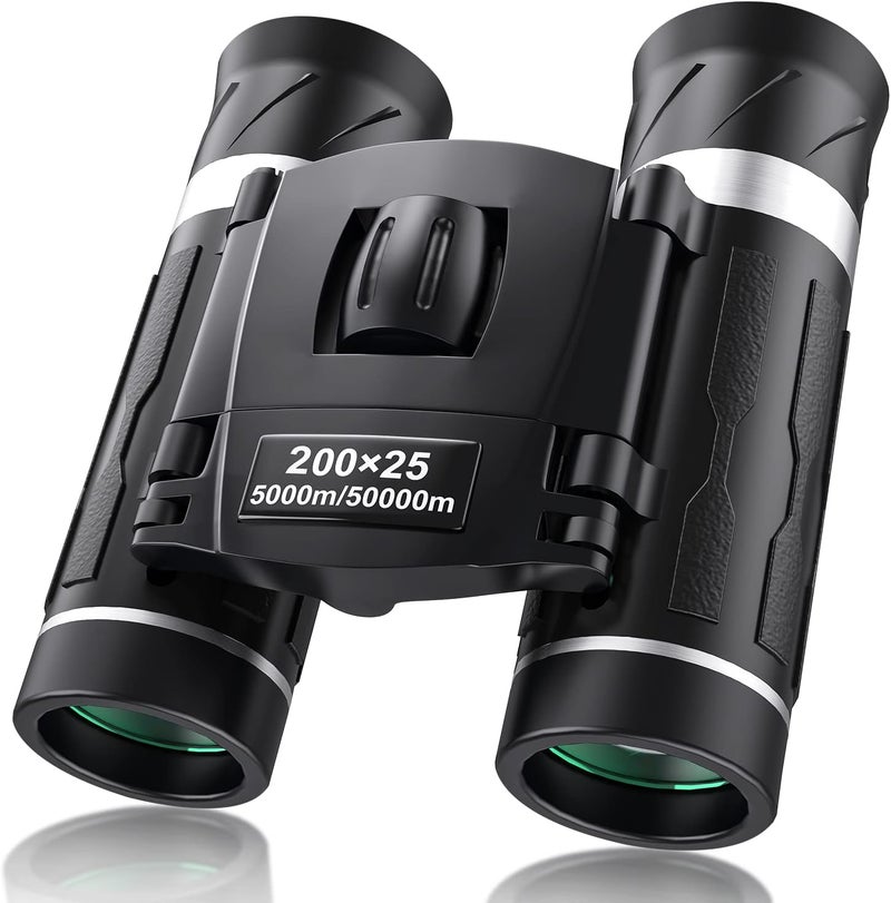 Flyant 200x25 Compact Binoculars for Adults and Kids, High Powered Mini Pocket, Waterproof for Bird Watching, Hunting, Concert, Theater, Opera, Traveling, Sightseeing - Image 1