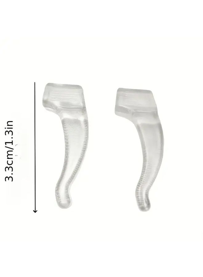 8pcs Black Anti Slip Eyeglass Covers with Ear Hooks and Leg Tips - Image 3