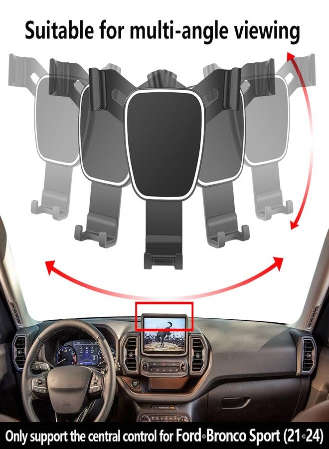 LUNQIN حامل هاتف السيارة LUNQIN لسيارة فورد برونكو سبورت 2021 2022 2023 2024 【لا يناسب 2025】 ملحقات السيارات حامل الملاحة ديكور داخلي شاشة تركيب هاتف محمول 【لا يناسب برونكو】 - Image 4