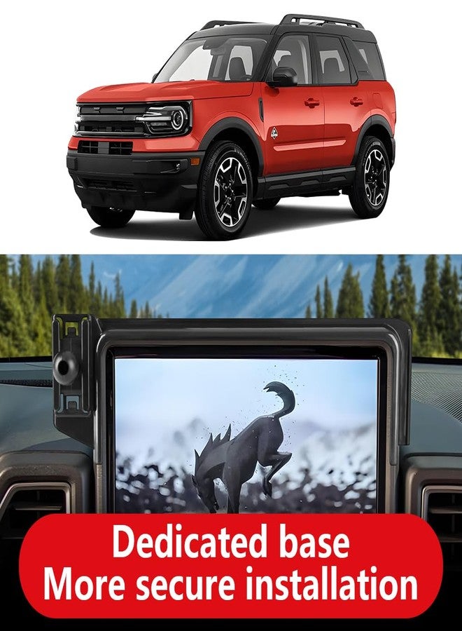 LUNQIN حامل هاتف السيارة LUNQIN لسيارة فورد برونكو سبورت 2021 2022 2023 2024 【لا يناسب 2025】 ملحقات السيارات حامل الملاحة ديكور داخلي شاشة تركيب هاتف محمول 【لا يناسب برونكو】 - Image 3