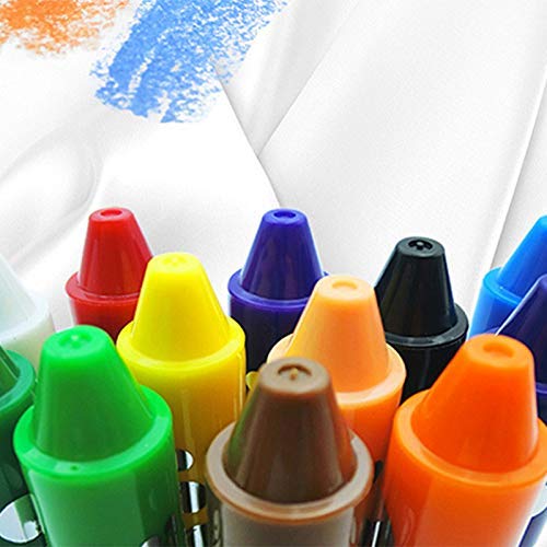 ArtBee 18 Colors Silky Crayons Set, Non Toxic Washable Rotating Crayons Body Paint Large Water Soluble Blend-able Painting Stick Graffiti Safe for Baby, Kids and Children - Image 4
