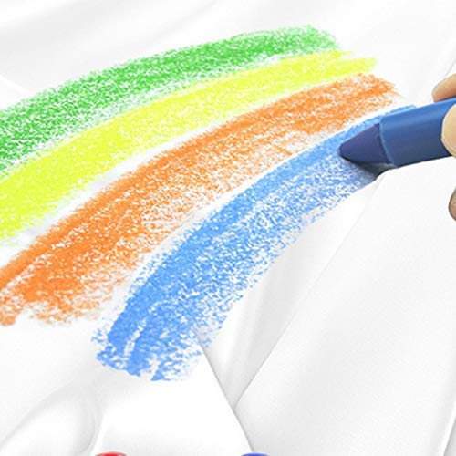 ArtBee 18 Colors Silky Crayons Set, Non Toxic Washable Rotating Crayons Body Paint Large Water Soluble Blend-able Painting Stick Graffiti Safe for Baby, Kids and Children - Image 5