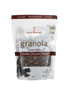 Erin Baker's Erin Baker's, Homestyle Granola with Ancient Grains, Double Chocolate Chunk, 12 oz (340 g)  - Image 1