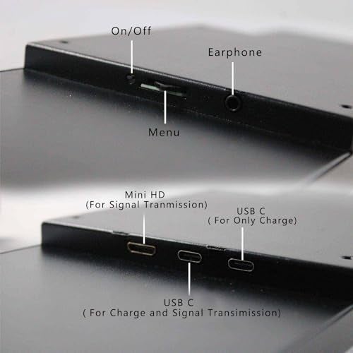 VSDISPLAY 14.5'' 14.5 Inch 2560x720 2K IPS LCD Monitor Stretched Bar Display for Computer PC Case GPU CPU Secondary Screen Monitor,Supports USB-C Video Input - Image 4
