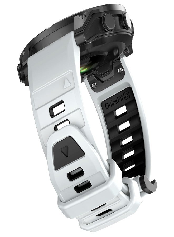 OVERSTEP Strap for Fenix 8 51mm, Soft Silicone Replacement Band for Epix Pro 51mm,Fenix 5X Plus,Fenix 6X Pro,Fenix 7X Pro,D2 bravo,Quaitx3. - Image 1