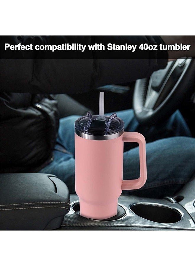 2Pcs Lid Replacement for Stanley Quencher Cup 40 oz Tumbler with Handle, Flip Spill Stopper Lid, Spillproof, Dustproof, Stanley Cup Accessories - Image 4